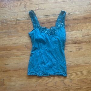 Vintage Abercrombie and Fitch Sequin Lace Camisole